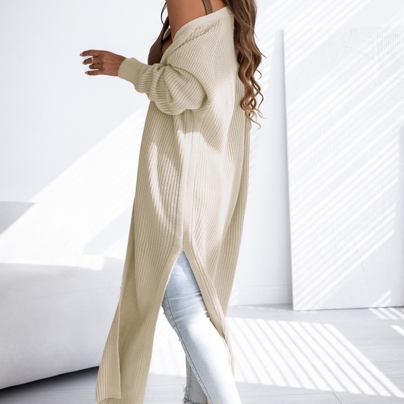Beige Cardigan Duster - Picture 5 of 5